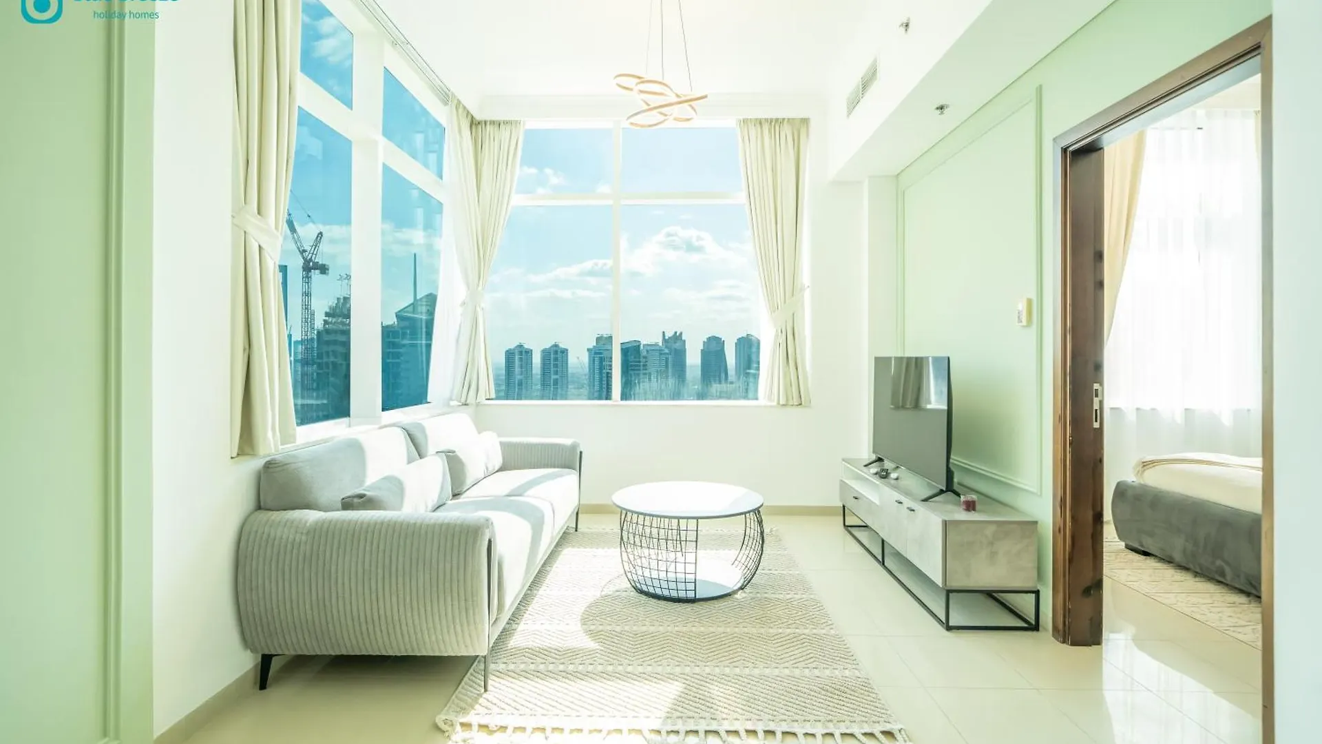 Blue Breeze - Bright 1Br With Balcony & Stunning Marina Views Apartment Dubai 0*,